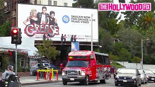 Vanessa Hudgens & Julianne Hough's 'Grease Live!' Is Promoted With Real Dancers On A Billboard