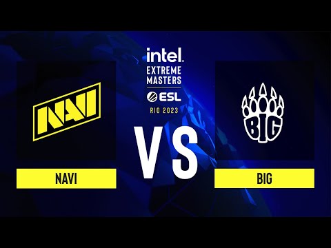 NaVi vs. BIG - Map 1 [Mirage] - IEM Rio 2023 - Upper bracket