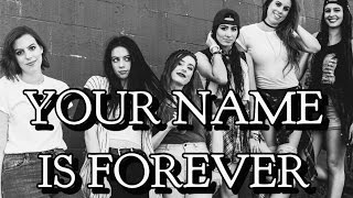 Your name is forever - Cimorelli (lyrics)