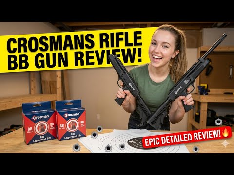 $30 Crosman BB Gun/Rifle REVIEW - 625 fps