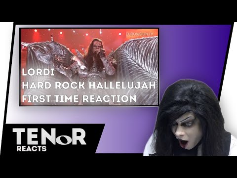 TENOR REACTS TO LORDI - HARD ROCK HALLELUJAH  || Nat Elliott-Ross