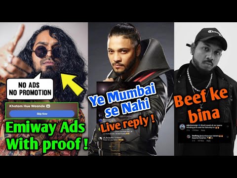 Emiway Bantai song Ads ! | Talk to Raftaar on Call & Emiway & Hellac Not from Mumbai | King Reply
