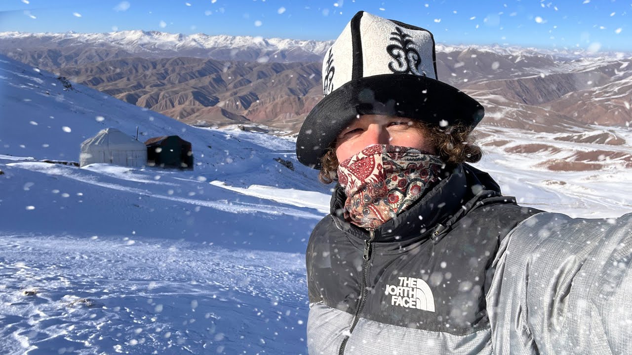 I did extreme camping at -20° C in snowy Nevada Mountain, Kyrgyzstan.