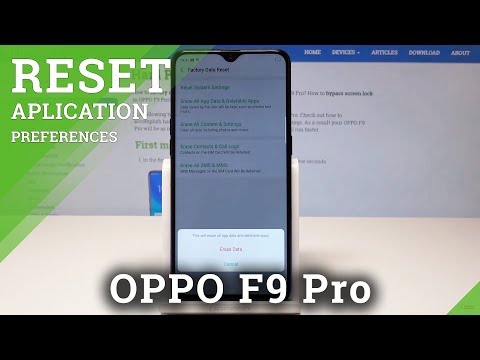 How to Reset App Settings in OPPO F9 Pro - Restore Apps & Apps Data