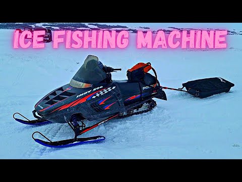 First Time Ice Fishing with My 1999 Polaris Indy 500