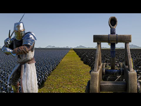1 MILLION HEAVY KNIGHTS vs 5000 CATAPULTS - Ultimate Epic Battle Simulator 2 UEBS 2