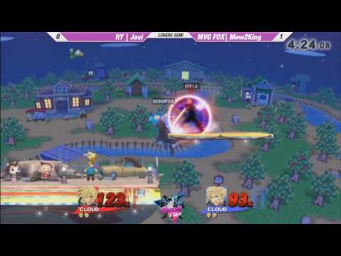 CC2016: SMASH4: Top 8 - HY|Javi VS MVG FOX|Mew2King