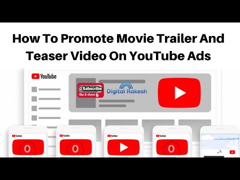 How to promote movie trailer and teaser video on YouTube Ads