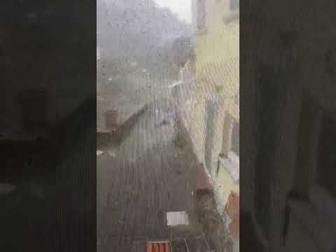 Rare tornado rips through towns in North Rhine-Westphalia, Germany, during a heavy storm.