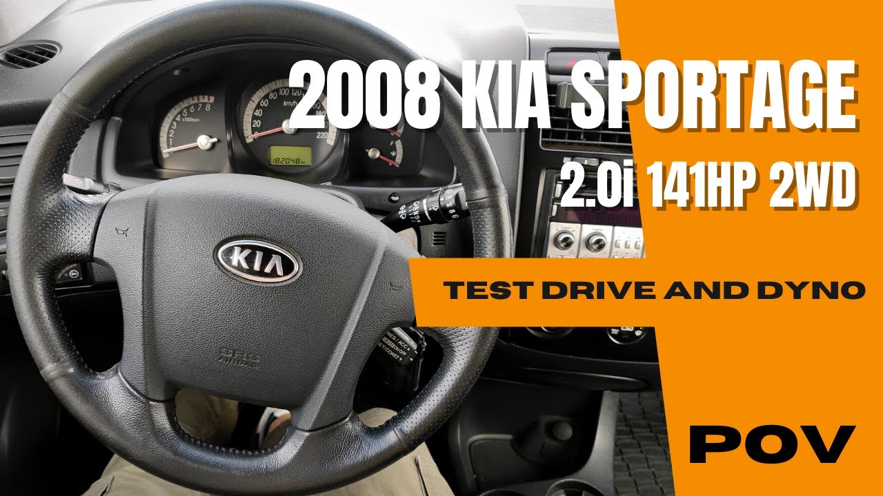 Kia Sportage 2008 (2.0i 141HP with LPG) | 4K POV Test Drive ...