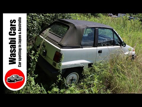 An Abandoned Honda City Cabriolet (Pininfarina) with *RARE* AC Courreges Wheels!