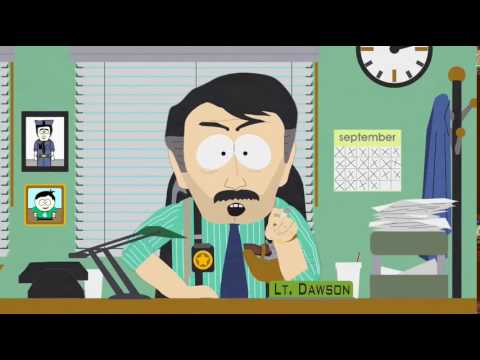 mayor is in my ass bla bla bla - south park
