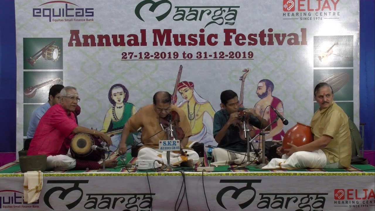 Maarga Festival l Nagai Muralidharan & Nagai Sriram l Carnatic Violin Concert l 30th Dec 2019