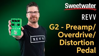 Video thumbnail for Shawn Tubbs Demos the Revv G2 Preamp/Overdrive/Distortion Pedals by Sweetwater