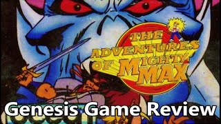 The Adventures of Mighty Max Sega Genesis Review - The No Swear Gamer Ep 65