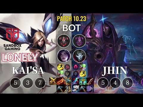 SB Lonely Kai'Sa vs Jhin Bot - KR Patch 10.23