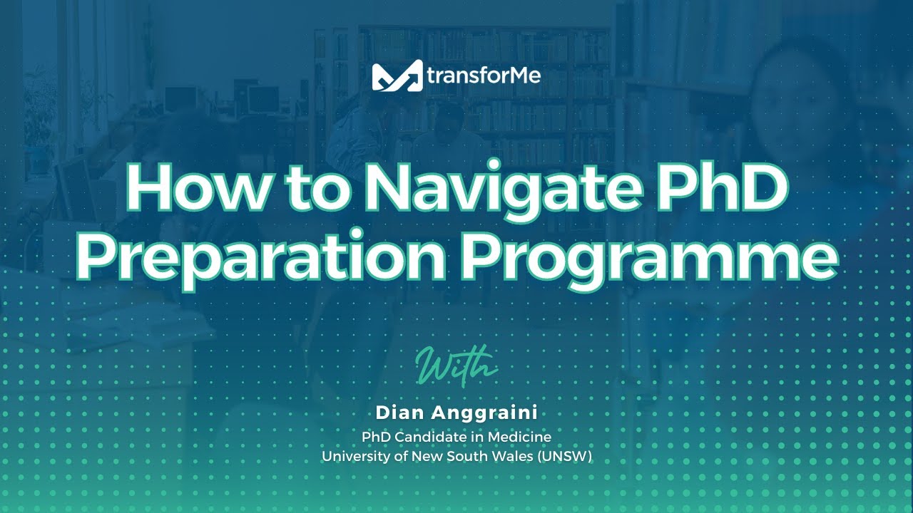 How to Navigate PhD Preparation Programme