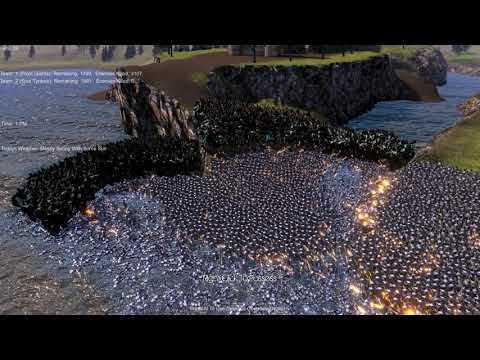 5,000 Soul Tyrants vs 1,500 Frost Giants Ultimate Epic Battle Simulator