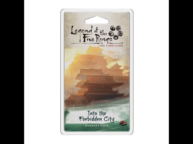 Vídeo relacionado con Fantasy Flight Games FFGL5C04 Into The Forbidden City Expansion Pack: L5R LCG, Multicolor