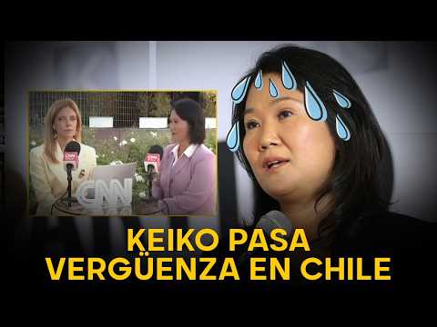 QUEDÓ MUDA | Keiko Fujimori no convenció a la prensa internacional por sentenciados en su partido