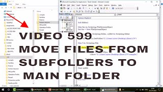 Learn Excel - Video 599 - VBA- Move files from subfolder to folder
