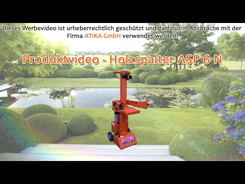 ATIKA Produktfilm - Holzspalter ASP 6 N