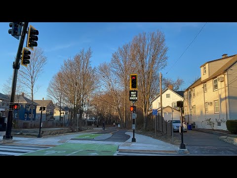 Lake St @ Bike Path New Signalized Intersection | Arlington MA | Coordinated Mode
