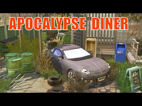 APOCALYPSE DINER 😱 The Sims 4 Speed Build