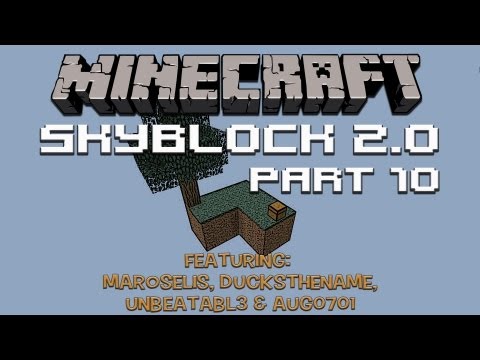 Let's Play SkyBlock 2.0 Epi. 10 w/ Ducks, Unbeat & Aug - Flower Theif
