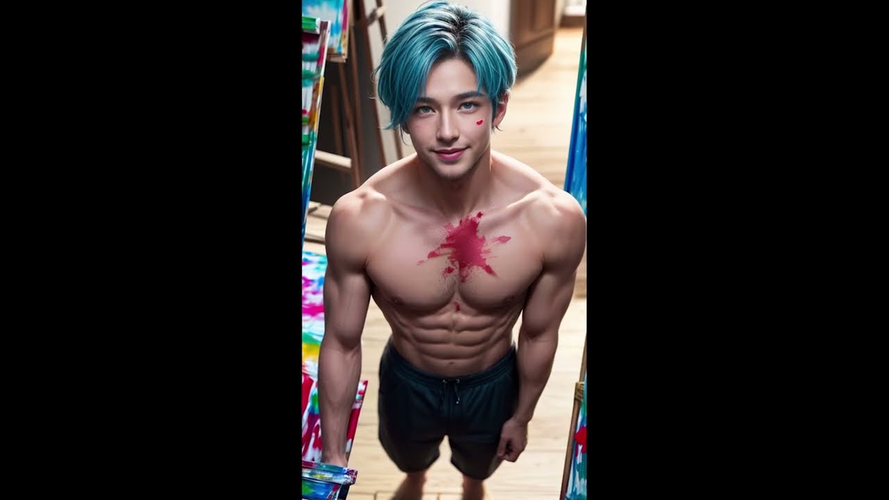 [4K] Ai man art / Artist lookbook gallery video thumbnail