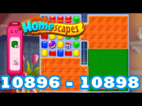 Homescapes Level 10896 - 10898 HD 3 - match puzzle Gameplay | android | IOS | 10897 | GameGo Game