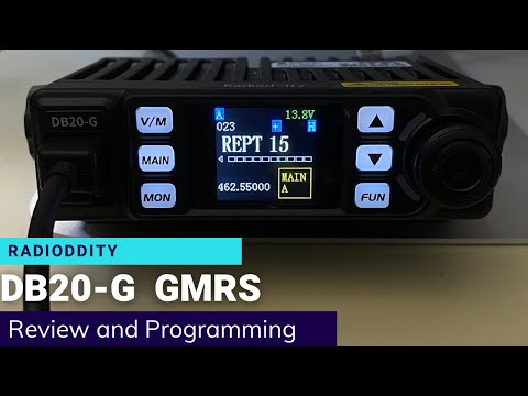 Radioddity DB20-G GMRS Radio Review & Programming