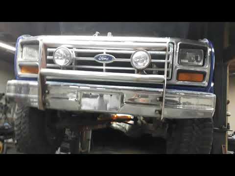 1986 351w ford bronco or f150 fuel pump install tip for removal or installation