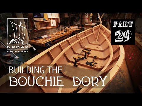 Building the Bouchie Dory - Part 29 - Thwart risers