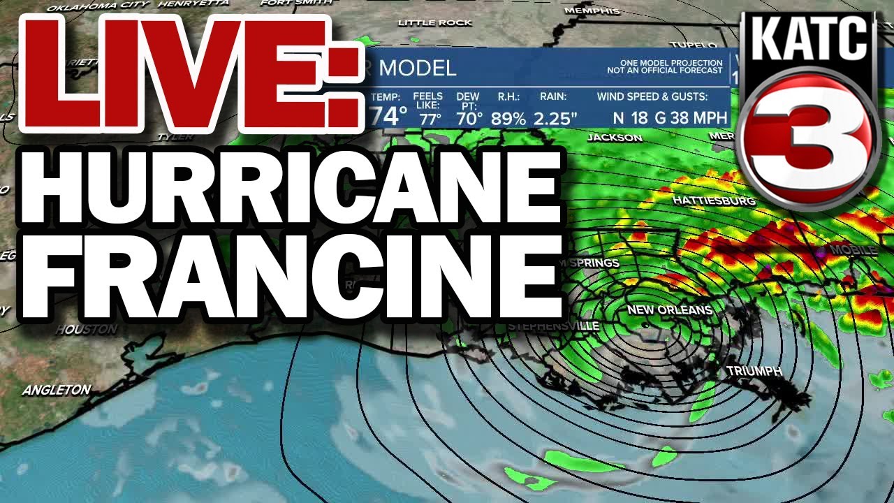 LIVE COVERAGE: Hurricane Francine real-time updates