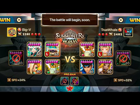 TRUEWHALE vs BIGV. SWC2021 Americas Cup Semifinal in Summoners War