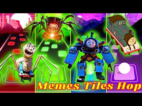 Spider Thomas vs Choo Choo Charles vs Thomas The Tank Engine vs Thomas From Hell Tiles Hop Coffin
