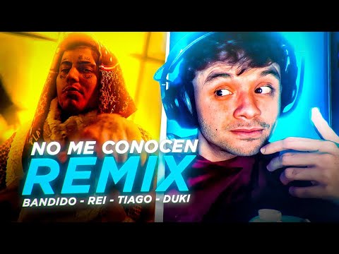 REACCIONANDO a NO ME CONOCEN (REMIX) - BANDIDO, DUKI, REI, TIAGO PZK || Agus Casanova