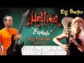 Request* Riff Practice: Hellion (1987) “Explode” Guitar Lesson W/ Tabs