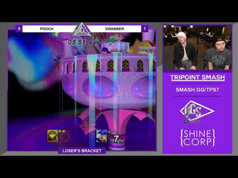 Pooch (Falcon, Samus) vs SC | Swanner (Mario) - Tripoint Smash #7 PM Loser's Bracket