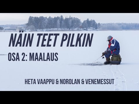 Heta Vaapun Aki maalaa kirjolohipilkin | Pilkin maalaaminen | Norolan & Venemessut
