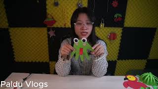 Hướng dẫn làm chiếc bàn tay hình con ếch màu xanh siêu ngộ nghĩnh | Paldu Vlogs