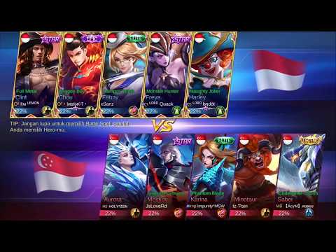 Mobile Legends - Arena Kontes Indonesia vs Singapura