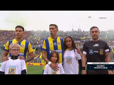"IMPACTANTE el recibimiento que le ha dado la hinchada de Rosario Central a Ángel Di María" Barra: Los Guerreros &bull; Club: Rosario Central