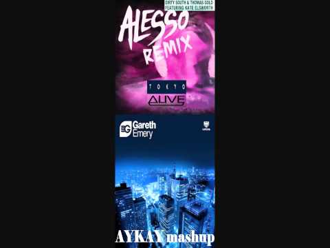 Tokyo Alive (AYKAY mashup) - Alesso, Dirty South, Thomas Gold ft. Kate Elsworth VS. Gareth Emery