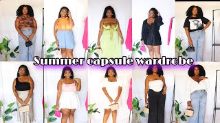 SPRING/SUMMER PLUS SIZE CAPSULE WARDROBE || TARI KAREMBA || ZIMBABWEAN YOUTUBER