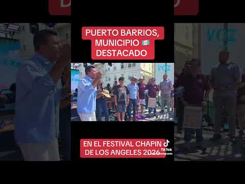 Puerto Barrios destaca en el Festival Chapin de Los Ángeles 2026 #guatemaltecosenusa #puertobarrios