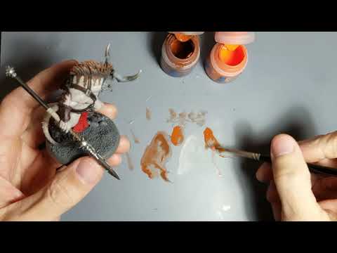 Insta Live 34 - Ogroid Myrmidon pt5, Skin, markings and fur, leather. (Close up)