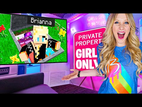 I Built a Secret GIRLS ONLY House! ft. Lizzy Capri
