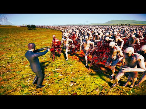 Can 1 JOHN WICK do this ALL DAY ? Vs 1 Million Zombies - Ultimate Epic Battle Simulator 2 | UEBS 2
